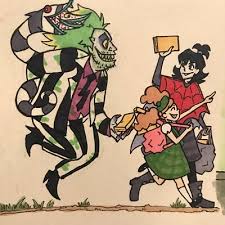 Reading two young musicians frank and jimmy are music students. Carys Bowen Beetlejuice Cartoon Reboot Concept Art