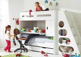 15 cool childrens room decor ideas from vertbaudet digsdigs kids bunk beds kid beds kids bunk bed slide