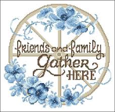 Ursula michael design counted cross stitch pattern. Ursula Michael Friends And Family Gather Here Cross Stitch Chart