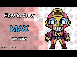Her super speeds up her and allies!. How To Draw Max Brawl Stars New Brawler ë¸Œë¡¤ ìŠ¤íƒ€ì¦ˆ Youtube