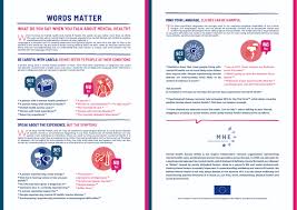 Find another word for health. Infographic Words Matter Mental Health Europe