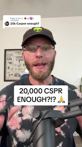 Replying to @Dεηο 🪵🐖1♐️ Is 20,000 CSPR Enough?!? #altcoin #cryptocurrency  #finance