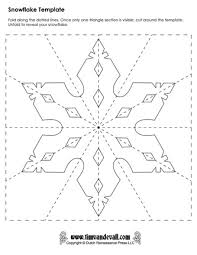 Paper Snowflake Templates For Christmas Holiday Crafts Flocons De Neige En Papier Flocon De Neige Loisirs Creatifs De Noel