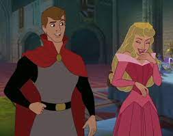 That's a 'see you in five minutes' kiss? Disney Couples Photo Princess Aurora And Prince Philip Disney Princes Prince Philip Disney Disney