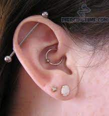 Daith And Industrial Ear Piercings Industrial Earings Piercings Piercings
