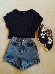 30 Summer Outfit Ideas To Upgrade Your Look Pretty Designs Black Top And Jeans Cool Outfits Outfits For Teens