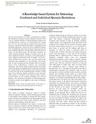 PDF) A Knowledge-based System for Extracting Combined and ...