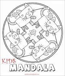 You may even spot an ariel lookalike in this bunch o. Kids Mandala Free Printable Book Coloring Page Mandalas For Kids Mandala Coloring Pages Mandala Coloring