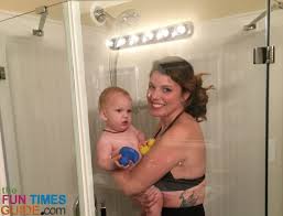 Giving baby a bath without harming that delicate skin is one more minefield for new parents to traverse. Can I Shower With My Baby Of Course You Can Here S How I Shower With My Baby To Save Time The Pregnancy Parenting Guide