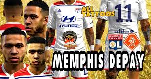 Looking for memphis depay's tattoos? Ultigamerz Pes 2013 Memphis Depay Lyon Face Tattoo 2019