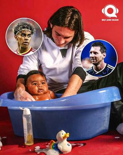 Năm 2007, Lamine Yamal có vinh dự được Lionel Messi rửa ch... 19 năm sau, cả 2 đối đầu nhau ở trận chung kết World Cup.
