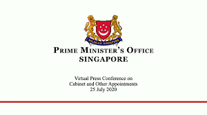Senior minister & coordinating minister for national security: Lee Hsien Loong Cabinet Announcement July 2020 Facebook