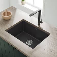 Undermount ceramic kitchen sinks ukzn logo black. Black Kitchen Sinks Save Up To 60 Today Tap Warehouse