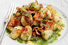 Rezept Fur Warmen Topinambur Salat Mit Bacon Topinambur Rezept Rezepte Topinambur