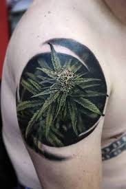 The style seems to follow a set of rules and principles and i'm really interested in learning how to draw in this style. Weed Tattoo