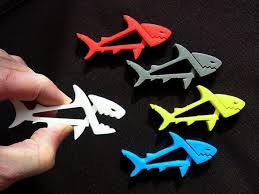 Image Of Fun Things To 3d Print Sharkz Multipurpose Clips 3d Printing Diy 3d Printer Designs 3d Printing