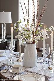 Edible flower arrangements make stunning table centerpieces which are gaining in popularity. Setting The Table With Style Tablescape Decor Tips Spring Table Decor Dining Room Centerpiece Dining Table Centerpiece