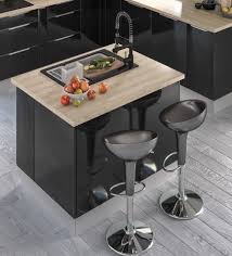 La cuisine avec ilot c'est la grande tendance design dans les cuisines actuelles. Plan De Travail Ilot Central Decor Imitation Chene Clair L 126 Cm X P 94 Cm X Ep 38 Mm Passez Un Moment Plan De Travail Interieur De Cuisine Ilot Central