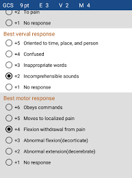 The glasgow coma scale (gcs) is the most common scoring system used to describe the level of consciousness in a person following a traumatic brain injury. Glasgow Coma Scale Gcs By Blue Rock Android Apps Appagg