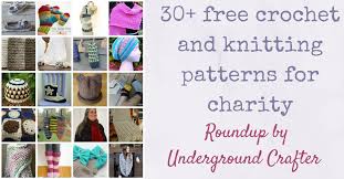 Latest news, offers and discounts. Giving Tuesday Roundup 30 Free Crochet And Knitting Patterns For Charity Underground Crafter
