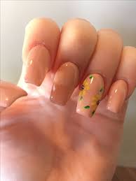 Most salons range in price from about gel nails are generally priced between a regular manicure and acrylic nails. Easy And Fun Spring Nail Designs Sunflower Nail Art Handmade Terri