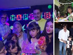 Aaradhya Bachchan Birthday: Bachchans turn host for Aaradhya's 8th birthday; Abhishek-Aishwarya take a ferris wheel ride; SRK & AbRam join celebrations