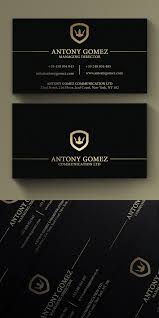 Black And Gold Visiting Card Design Creative Business Card Psd Templates 26 New Design Black Business Card Luxury Business Cards Gold Business Card