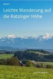Leichte Wanderung Auf Die Ratzinger Hohe Chiemsee Wandern Wandern Bayern Wanderung