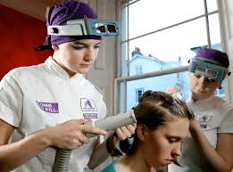 The robicomb looks like an electric beard trimmer but you use it just to come through your head. Head Lice Removal Service The Hairforce