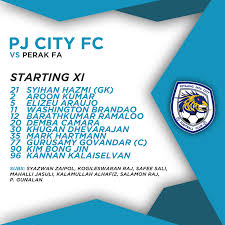 Tropicana city mall, petaling jaya: Pj City Fc Starting Xi Perak Fa V Pj City Fc Here Facebook