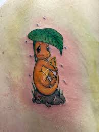 Tattoo parlors in the united states. Depiction Of Charmander Protecting His Flame By Paige Newton At Mischief Ink Tattoo In Roanoke Va Tattoo