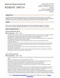 Maybe you would like to learn more about one of these? Clinical Pharmacist Resume Samples Qwikresume