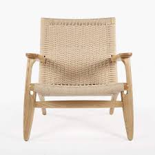 Mid Century Modern Reproduction Ch25 Lounge Chair Inspired By Hans Wegner France Son