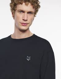 BOLD FOX HEAD PATCH COMFORT LONG SLEEVES TEE SHIRT