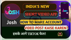 Josh App How To Create Account In Josh And Post Video How To Use Josh App Tiktok Best Alternative Youtube