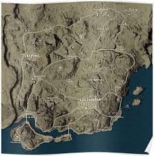 The pubg erangel map was the first, and as such holds a special place in the hearts of many there's always loads of very exotic gear here, but it's also a series of concrete tunnels full of. Pubg Miramar Map Playerunknown S Battlegrounds Poster By Butchmonkey Desert Map Map Poster Map