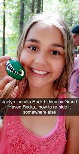 Found this appropriately painted rock in Centennial Park for Tulip Time.