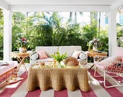 Over the past 35 years palm casual has expanded from our original factory to 16 additional factory showrooms throughout florida. Caroline Rafferty Palm Beach Chic Rattan Celerie Kemble Patio Furniture Pink The Glam Pad