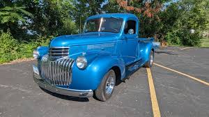 Image result for Blue 1946 Truck