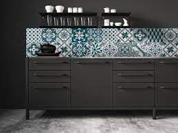 cra c dence adha c sive carreaux de ciment ginette bleu canard 40x200cm vinyle adha c sif adhesif carreaux de ciment vinyle carreaux de ciment carreau de ciment