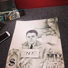 Artist Mr Chino Of Inked Addicts In Progress Flash Prismacolor Artist Pics