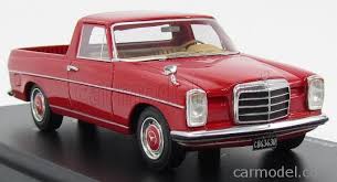 Bos Models Bos43430 Scale 1 43 Mercedes Benz 220d W115 Pick Up Argentina 1974 Red Mercedes Benz Benz Mercedes