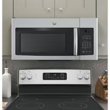 The typical specs are 16.2 tall, 16.375 deep, and 30 wide to match the range. Ge 30 In 1 6 Cu Ft Over The Range Microwave In Stainless Steel Jvm3162rjss The Home Depot