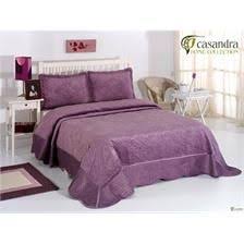 Casandra Home The City Siena Lila Cift Kisilik Yatak Ortusu 33652502 Yatak Odasi Tekstil