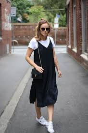 90er Trend Spaghettikleid Uber T Shirt 90er Mode 90er Kleidung 90er Party Outfit