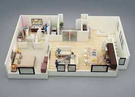 25 One Bedroom House Apartment Plans Dengan Gambar Desain Interior