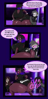 1boy 1boy1girl 1girls background characters big ass big booty  judy big penis blitzher buttjob clapping cheeks comic page commission  commissioner:blitzhero commissioner upload covered buttjob dark-skinned  female erection erection under