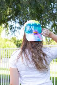 Unisex gradient tie dye baseball cap penguin embroidery sunscreen snapback hat. Rainbow Tie Dye Hat For Pride Month Club Crafted