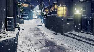 Nice snow background 45 hd wallpapers anime snow anime scenery. Building City Game Cg Giga Hotchkiss Nobody Scenic Snow Konachan Com Konachan Com Anime Wallpapers