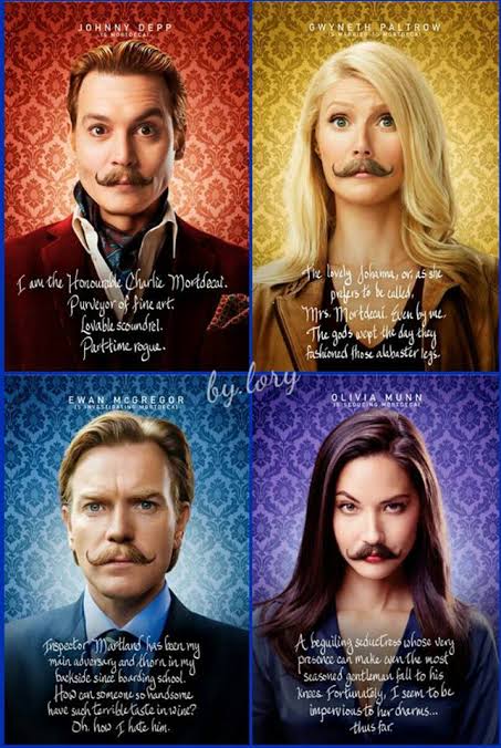 These ones the main characters of Mortdecai | Johnny's movies